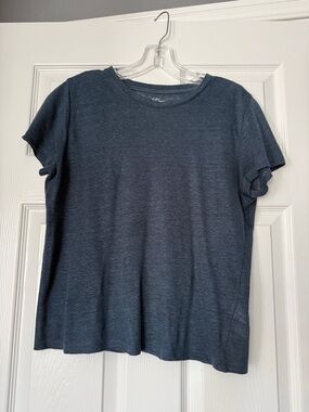 J. Crew Short Sleeve Linen Tee